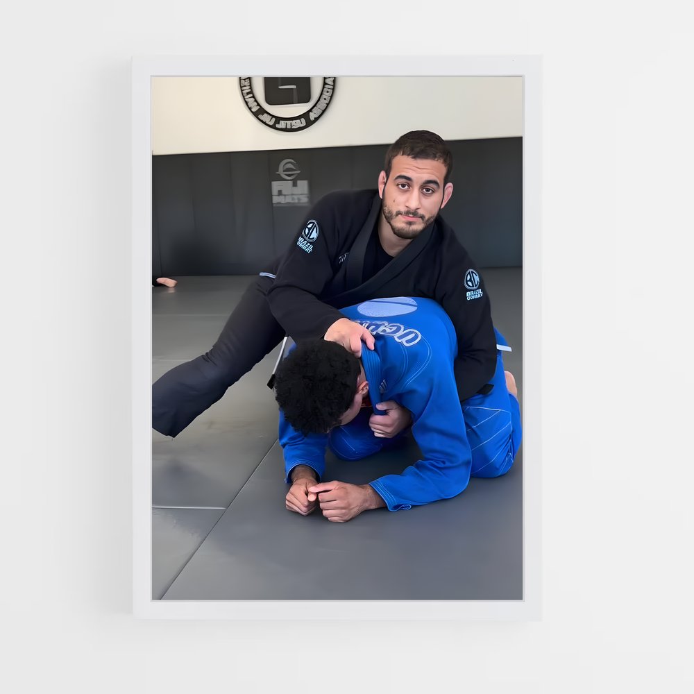 Poster Contrôle Latéral – affiche Jiu-jitsu brésilien (vue 3)